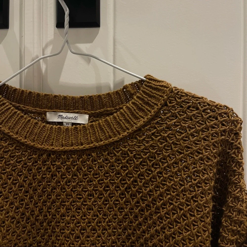 Madewell French Quarter Pullover Sweater in Brown (XS) - Picture 3 of 9